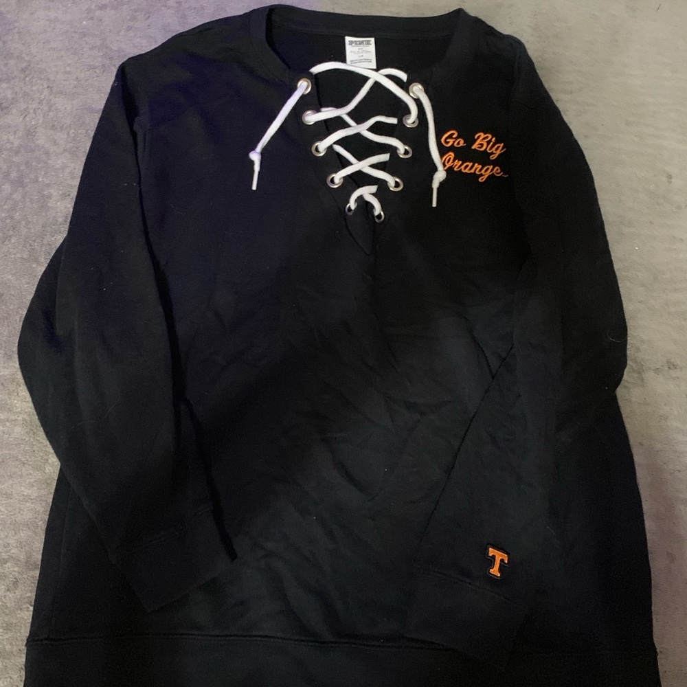 University of Tennessee PINK lace up varsity crew